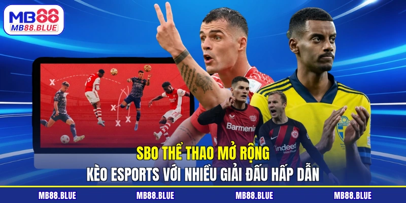 SBO thể thao mở rộng kèo Esports với nhiều giải đấu hấp dẫn